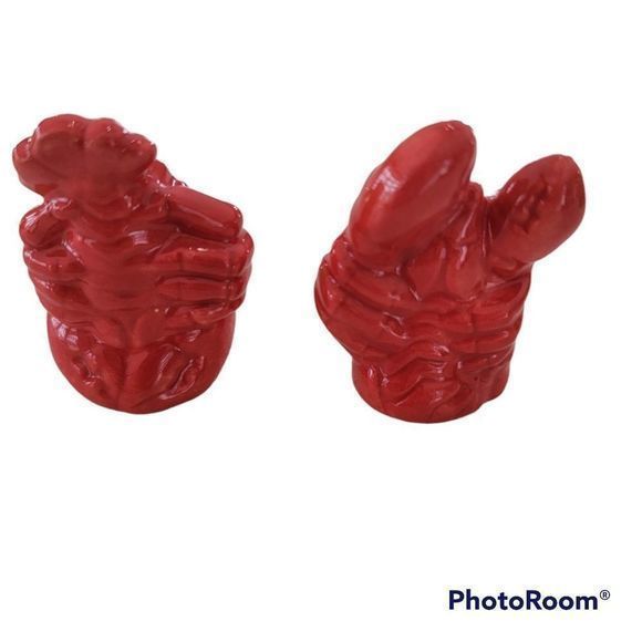 Boston Warehouse Mini lobster‎ Salt and Pepper shakers NEW - Picture 2 of 2